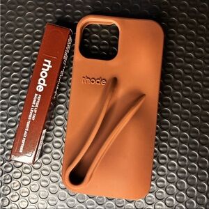RHODE Tan Phone Case with Unique Grip